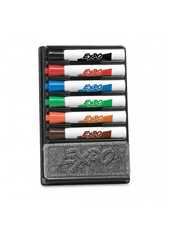 Expo 83056 Dry Erase Marker, Assorted, Pack of 6